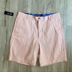 Chaps Flat Front Shorts Pink